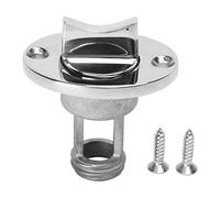 ZYLARUM Marine Drain Plug 1 inch | Stainless Steel Screw Type Boat Drain Valve with O Ring | Replacement for Kayak/Yacht/RV | Helps Stop Water Leaks