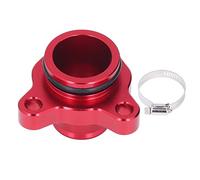 ZYLARUM N54 N55 Water Hose Fitting | Aluminum Alloy Replacement for a Leading German Brand 335i 335xi 135i | High Temp & Leak Resilient | with Secure Fastener (Red)