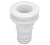 ZYLARUM Raccord Passe-Coque Marin |Coupleur de Tuyau en Plastique ABS de 2 Pouces et Sortie de vidange |Remplacement Direct pour la plomberie du Bateau/Pompe de cale/systèmes Livewell