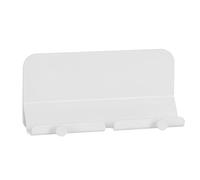 ZYLARUM Self Adhesive Wall Phone Holder | Non Slip Mount for Phone & Tablet | Kitchen/Bathroom/Bedroom Charging Stand | No Drill, Strong ABS