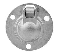 ZYLARUM Stainless Steel 316 Boat Handle | Marine Environment Enduring Pull Ring for Marine Doors/Hatches/Drawers | Polished Mirror Finish Flush Mount Ring 50x41mm