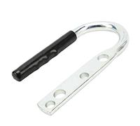 ZYLARUM Trailer Coupler Lift Handle Galvanized Steel | Easy Tongue Positioning for RV/Boat/Caravan | Heavy Duty Rubber Grip, Nonrust, Bolt on Design