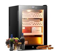 ZYLDDS Cave à Cigares électrique 50 L, Armoire à Cigares Thermostatique à Humidité Constante, avec étagères Et Tiroir en Cèdre Espagnol, Accessoires pour Fumeurs.,Cigarcabinet