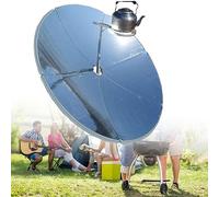 ZYLDDS Cuiseur Solaire à Concentration 1800 W,Réchaud Solaire Portable,Camping en Plein Air Barbecue Cuisson des Aliments Concentrant L'Outil de Chaleur