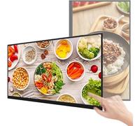 ZYLDDS Ecran Affichage Dynamique pour Vitrine,Affichage Numérique Publicitaire Mural, Écran LCD sans Cadre Et Ultra-Plat,Mode Paysage/Portrait,Ecran Vitrine Magasin pour Lire des Vidéos/Images 10.1in