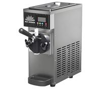 ZYLDDS Machine à Glace Italienne pour la Maison, Machine à Glace Italienne de comptoir, rendement 4-5 kg/h, avec pré-Refroidissement, Nettoyage Automatique, écran LCD Grey