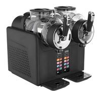 ZYLDDS Machine à granités et Glaces à l'italienne | Appareil à Boissons glacées avec écran LED et Nettoyage Automatique - Idéal pour fêtes, cafés et réunions de Famille Black