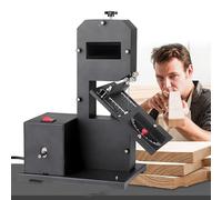 ZYLDDS Mini scie d'établi 800 W pour Petits ateliers, Hauteur de Coupe 70 mm, Outil de Coupe d'établi, Coupes Courbes et Droites, Coupes en biseau de 0 à 45°, pour Le Bois