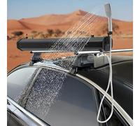 ZYLDDS Pressurisé Portable de Douche Camping 18L/20L30L, Réservoir d'eau Pressurisé Chauffé par Le Soleil,Montage sur Galerie De Toit,pour Lavage Auto, Randonnée & Expéditions Hors-Piste 30L