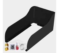 ZYLEDW Pare-Soleil de Sonnette étendu et élargi, Support de Protection de Sonnette Anti-éblouissement, Couvercle de Sonnette en Acier 320 * 170 * 135mm