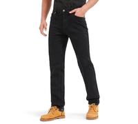 Zylioo Jean à jambes longues pour homme, coupe ajustée, extra long, stretch, en denim, Noir , 28W / 34L