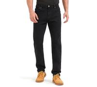 Zylioo Jean à jambes longues pour homme, coupe ajustée, extra long, stretch, en denim, Noir , 34W / 36L