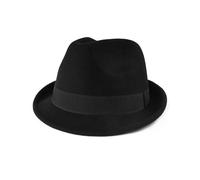 Zylioo XL-XXL Trilby Fedora Chapeau en Feutre pour Grande Tête, Chapeau Gangster Panama d'hiver, Chapeau Mafieux