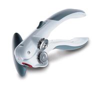 Zyliss 20362, Ouvre-boîte Lock N' Lift blanc avec aimant de levage, TPE, PP, acier inoxydable, POM, nylon GF et laiton