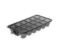 Zyliss Bac à Glaçons avec Couvercle, 18 Carrés, Facile à Remplir, Étanche | Remplissez-la comme une bouteille, Empilable, Bac a Glacons Moule, Lavable au lave-vaisselle