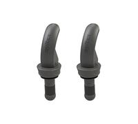 Zyliss Bouchons de Bouteilles Vin - Set de Bouchons Réutilisables en Silicone pour Vin, Champagne et Bouteilles en Verre, Étanche/Hermétique, 2-pièces Noir