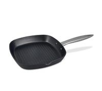 Zyliss E980067 Ultimate Antiadhésif Poêle Gril, 26cm/10in, Tous Feux Dont Induction, Noir, Aluminium, Garantie antiadhésive de 10 ans