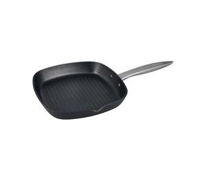 Zyliss E980067 Ultimate Antiadhésif Poêle Gril, 26cm/10in, Tous Feux Dont Induction, Noir, Aluminium, Garantie antiadhésive de 10 ans