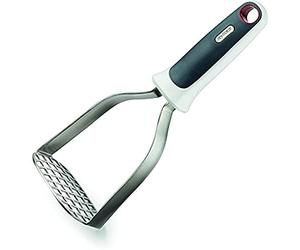 Zyliss E980096 Presse Puree Manuel, 34cm, Gris/Blanc, Professionnel Ecrase Pomme de Terre et Fruits, Lavable au lave-vaisselle, Garantie 5 ans
