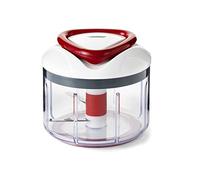 Zyliss Easy Pull Hachoir Manuel, 750ml, 3 Lames en acier inoxydable, Mixeur Pour Oignons Hacher, Découper, Mixer, Légumes, Viandes, Noix