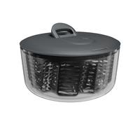 Zyliss Easy Spin Salad Spinner Grande, Capacité: 6L, Séchoir à Laitue Avec Cordon Manuel, Bouton de Frein, Base Antidérapante, Sans BPA, Compatible Lave-Vaisselle