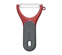 Zyliss Éplucheur en Y – pour peaux fines (tomates, kiwis, poivrons, pêches), lame dentelée inox