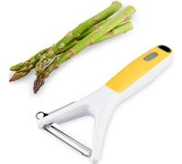 Zyliss Éplucheur d'asperges avec poignée ergonomique et lame en acier inoxydable, ustensile de cuisine avec protège-lame pour un rangement sûr
