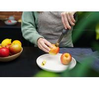 Zyliss Eplucheur de pommes Easy Twist avec lame en acier inoxydable et poignée ergonomique