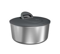 Zyliss Essoreuse à Salade Easy Spin en Acier Inoxydable Petite, Capacité: 3.5L, Séchoir à Laitue Avec Cordon Manuel, Bouton de Frein, Base Antidérapante, Sans BPA, Compatible Lave-Vaisselle