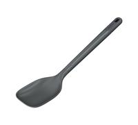 Zyliss Grande Cuillère de Cuisine, Paille de Blé Durable/Nylon, Antiadhésive, Silicone Résistant à la Chaleur, Ustensile de Cuisine, Gris Béluga, 31 cm x 7,5 cm, Passe au Lave-Vaisselle