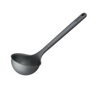 Zyliss Grande Louche Cuisine en Paille de Blé/Nylon Durable Pour Cuisiner et Servir avec Silicone Résistant à la Chaleur, Gris Béluga, 31 cm x 9 cm, Lavable au Lave-Vaisselle
