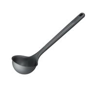 Zyliss Louche moyenne en paille de blé/nylon durable pour cuisiner et servir avec tête en nylon résistant à la chaleur, gris béluga, 28 cm x 5,5 cm, passe au lave-vaisselle