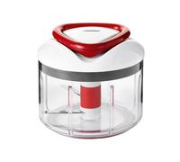 zyliss Multicoupe Hachoir Easy Pull Plastique Ustensile de cuisine blanc_rouge