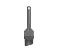 Zyliss Pinceau à badigeonner et à pâtisserie en silicone pour marinades, œufs, beurre, poignée incurvée en paille de blé durable, passe au lave-vaisselle