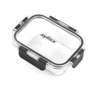 Zyliss E981063 Récipient en verre incassable avec couvercle refermable - 370 ml - Passe au micro-ondes - Sans BPA - Passe au congélateur - 16 cm x 12 cm x 5 cm