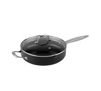 Zyliss Sauteuse en céramique anti-adhésive Ultimate Pro avec couvercle 28 cm, aluminium recyclé durable, compatible avec plaques à induction, passe au four, sans PFAS