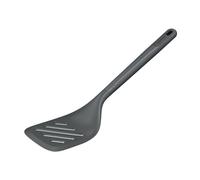 Zyliss Spatule à Fentes Paille de Blé/Nylon Durable, Spatule a Jourée pour la Cuisine, Antiadhésive, Silicone Résistante à la Chaleur, Tranche de Poisson, Gris Béluga, 31 cm, Lavable au Lave-Vaisselle