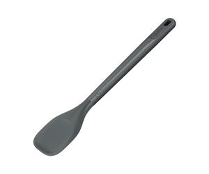 Zyliss Spoontula Moyenne Paille de Blé Durable/Silicone, Cuillère/Spatule, Ustensiles de Cuisine, Silicone Résistant à la Chaleur, Gris Béluga, 29 cm, Passe au Lave-Vaisselle