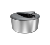 Zyliss Essoreuse à Salade Inox Swift Dry Petite 3.5L, Manuelle, Technologie AquaVent, Saladier Sans BPA, Base Antidérapante, Mécanisme de pompe, Compatible Lave-Vaisselle, Acier Inoxydable