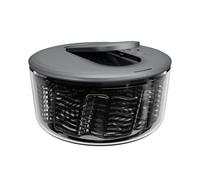 Zyliss Swift Essoreuse à salade Dry Grand modèle 6L Base antidérapante Bol de service Technologie AquaVent Pompe à une main Système de freinage Facile à nettoyer