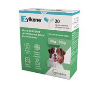 Zylkene Complément Alimentaire | Chiens de Taille Moyenne (10-30 kg) 225 MG | Favorise la Relaxation dans Les Situations d'inconfort à Court Terme : bruits forts, visites vétérinaires | 20 gélules
