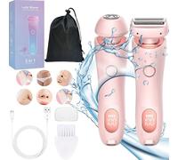 Zylla Smoothshave Razor, Proustore Razor, The Glide Pro 3.0 Razors for Women, Ipx7 Waterproof 2 in 1 Electric Shaver, Wet and Dry Use for Underarms, Legs, Face, Arm (Pink)