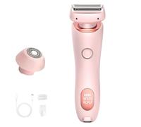 Zylla Smoothshave Razor, Zylla Shave Razor, Smooth Shave Razors Women Body Trimmer, Ipx7 Waterproof 2 in 1 Electric Shavers for Women, with Removable Head (Pink)