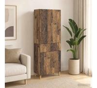 zylophax Ensemble mobilier 2 pcs Bois Ancien en Bois d'ingénierie avec tiroirs, étagères, Portes pour Salon, Salle à Manger, Chambre, intérieur et extérieur, Rangement Polyvalent