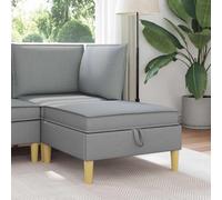 zylophax Pouf de Rangement en Tissu avec Cadre en Bois, Grand Espace de Stockage, siège Confortable, Design Moderne pour Salon, Banquette Convertible et modulable avec Coussin Mousse