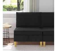 zylophax Sofa avec Rangement Tissu canapé Convertible Coffre modulable Banquette méridienne Fauteuil clic clac avec Coussin Assise Confortable pour Salon séjour Chambre Bureau