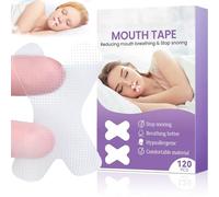 Zyluniy 120 Pièces Pansements Buccaux pour Dormir Mouth Tape, Ruban Buccal Dormir, Pansements Anti-Ronflement, Prévenir Ronflement, Aide Contre Ronflement, Développer Habitudes Respiration Nasale
