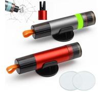 Zyluniy 2 Pièces Marteau de Sécurité pour Voiture, 2 en 1 Coupe Ceinture Brise Vitr avec Socle et Verre de Test, Brise Vitre Coupe Ceinture, pour Sauvetage d'urgence et Urgence de Sécurité