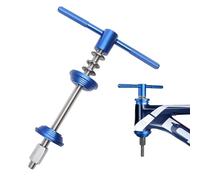 Zyluniy Casque de Vélo Support de Pédalier, Outil d'installation de Casque de vélo, extracteur de Cuvette de Fourche, Outil de Montage/démontage pour Jeu de Direction et boîtier de pédalier - Bleu