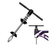 Zyluniy Casque de Vélo Support de Pédalier, Outil d'installation de Casque de vélo, extracteur de Cuvette de Fourche, Outil de Montage/démontage pour Jeu de Direction et boîtier de pédalier - Noir